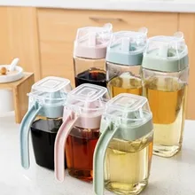 Кухня поставки герметичные стеклянная бутыль для масла бытовой соевый соус консервы растительного масла контейнер