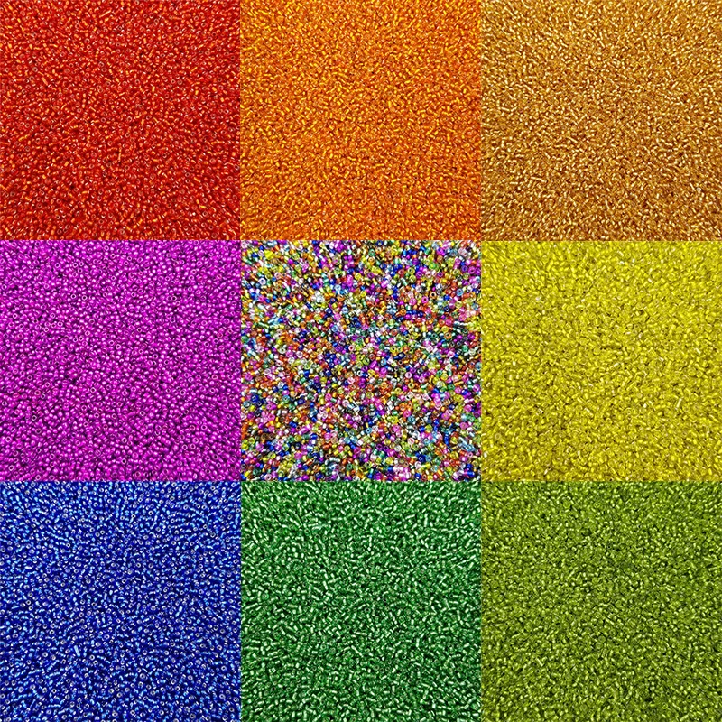 

Hot about 1000PCS/Pack Glass Beads High-quality For DIY Bracelet Necklace Jewelry Making Loose Mini Beads