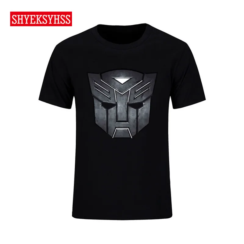 

Transformers Print T Shirt Men's Boys Summer Casual TShirt Justice Incarnation Auto Man Logo T-Shirt XS-XXXL