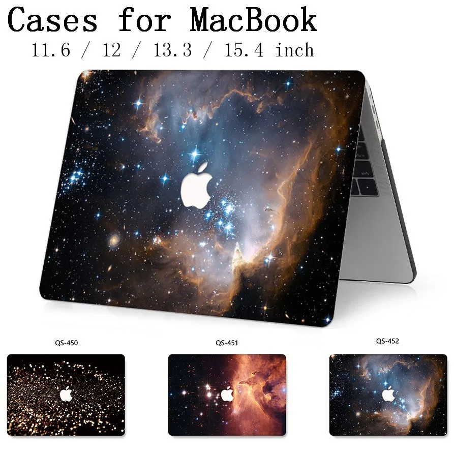 

For MacBook Air Pro Retina 11 12 13 15 Apple Laptop Case Bag With Screen Protector Keyboard Cove Hot For MacBook 13.3 15.4 Inch