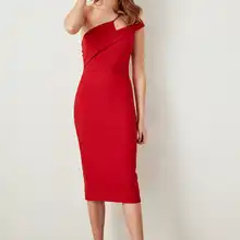 Trendyol плитка шнурок платье TPRSS19BB0041