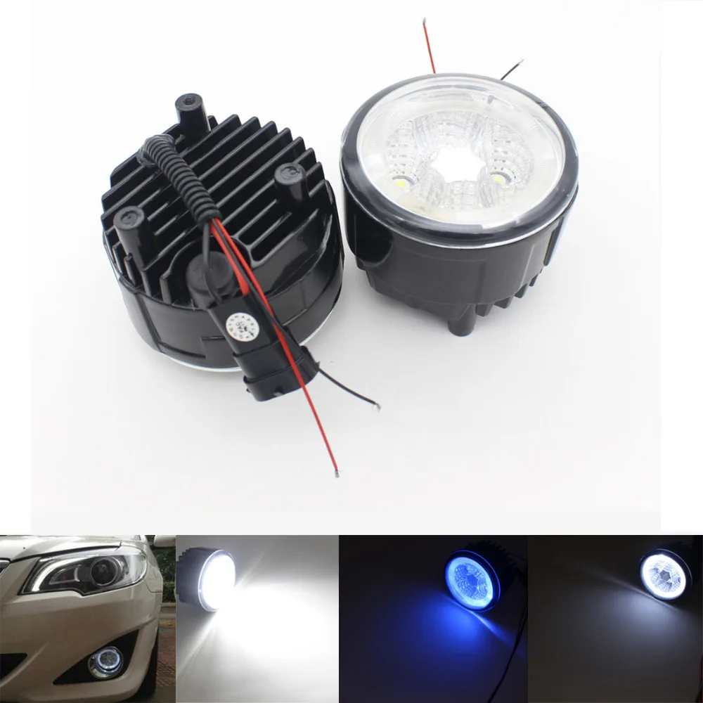 

Automobiles Headlight Fog Light Car LED Bulb Daytime Running Lights Angel eyes Fog Lamp Fit For Nissan X-Trail Tiida Murano