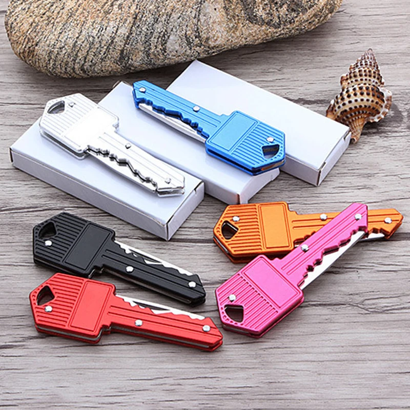 

Knife Peeler Multifunction Folding Knife Portable Key Ring Camping Mini Keychain Rescue Survival Outdoor Fold Tool Hunting Key