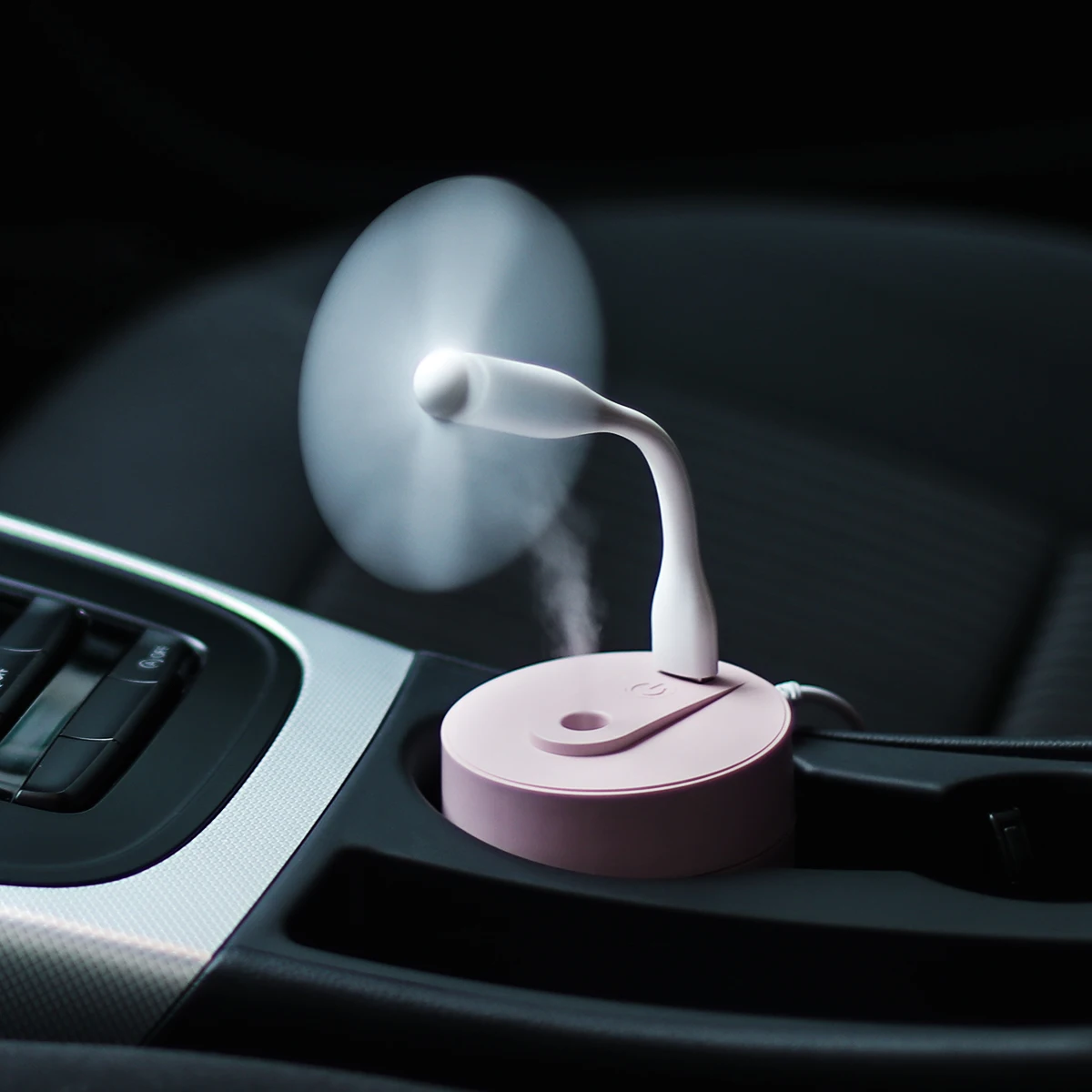

LemonBest Outdoor USB Humidifier Travel Mini Fan Camping Hiking Humidifier 250ml Capacity Anti-Dry Tools USB LED Lamp for Xiaomi