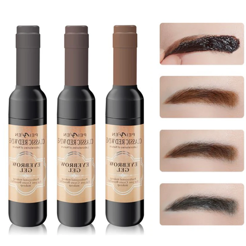 

2019 Fashion Waterproof Eyebrow Cream Dye Brow Gel Cosmetics For Make Up Professional Peel-off Eyebrow Tattoo Tint