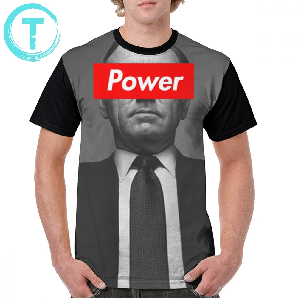 

House Of Cards T Shirt FRANK UNDERWOOD POWER HOUSE OF CARDS DESIGN T-Shirt 100 Percent Polyester Men Graphic Tee Shirt