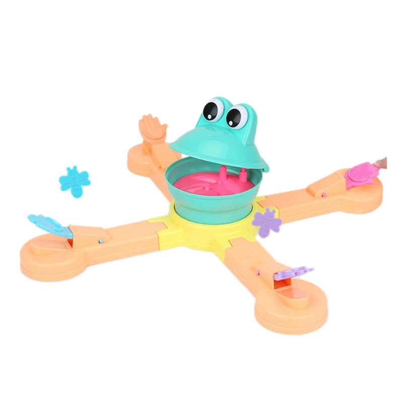 Кормления лягушка проецирования едят бобы весело настольная головоломка науки игры родитель-ребенок интерактивные детские игрушки