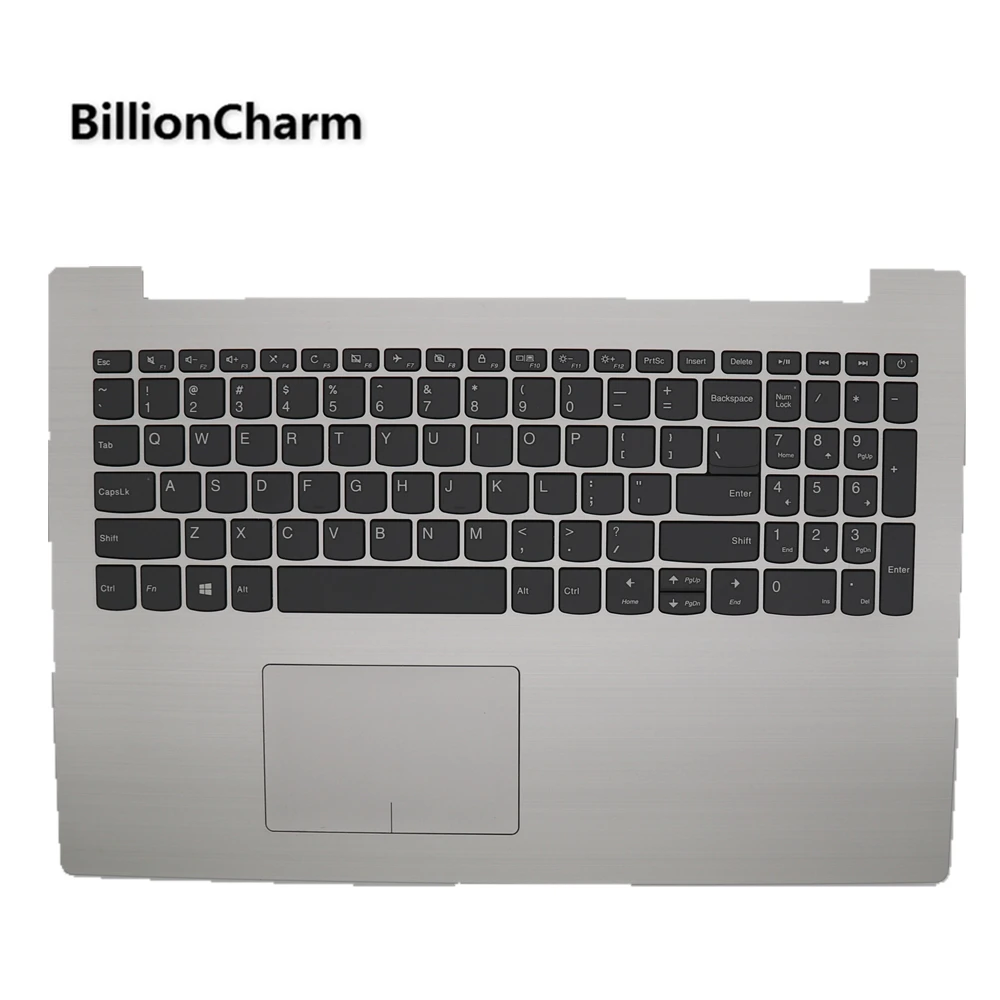 Верхний чехол для ноутбука lenovo Ideapad 320-15 520-15 Упор для рук с американской клавиатурой тачпад корпус шкафа AP13R000310