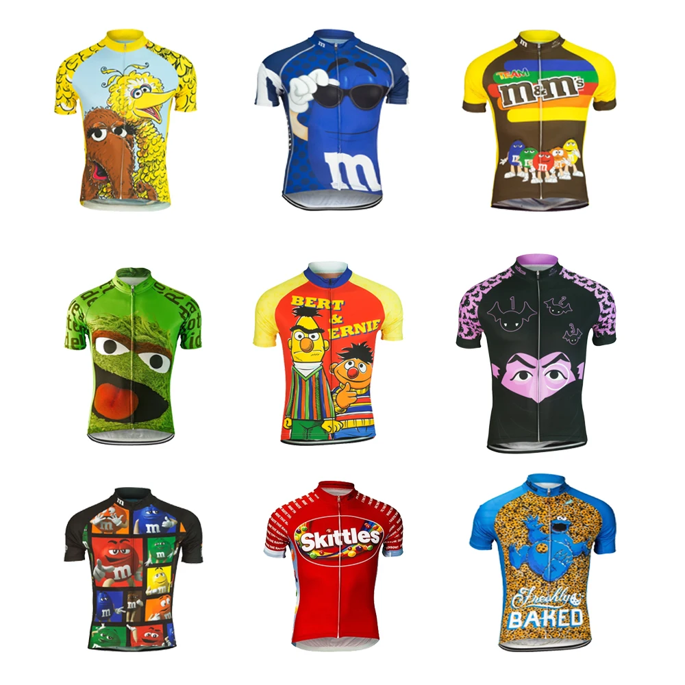 skittles cycling jersey