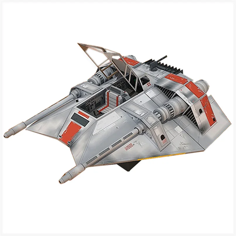 

Star War Snow Speeder Fun 3d Paper Diy Miniature Model Kit Puzzle Toy Children Educational New Year Christmas Gifts Boy Splicing