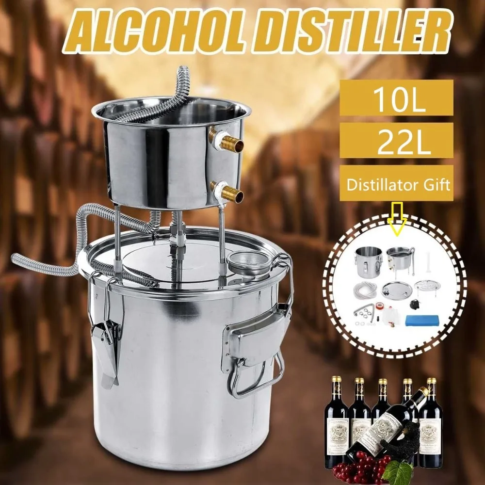 22 / 35l Steel Mini Household Distilled Water Equipment, Pure Dew, Beer