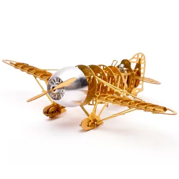 

1/160 Scale Brass Etched Model Kit Gee Bee Racer R 2 Airplane 3D DIY Metal Puzzle Miniature Toy Adult Hobby Splicing Science