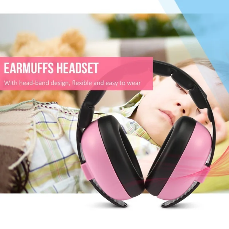 

Baby Earmuffs 3 Months-5 Years Old Baby Hearing Protection Safety Earmuffs Noise Reduction Ear Protector Defenders Noise Proof