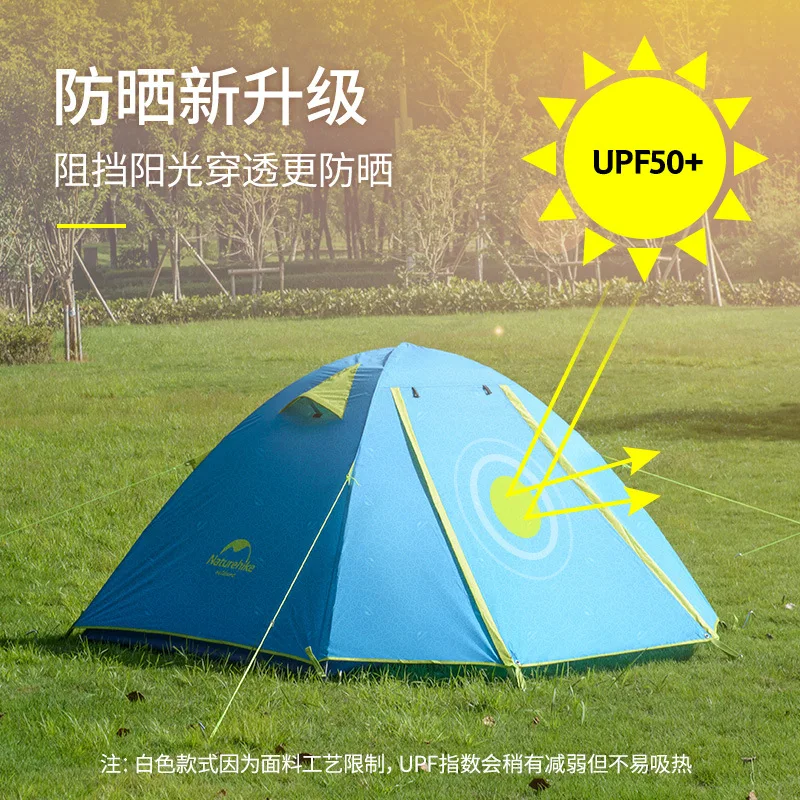 

Outdoor Tent 2 People-3 People Beach Sunscreen UV Protection Anti-Rain Camping Double Camping Fishing