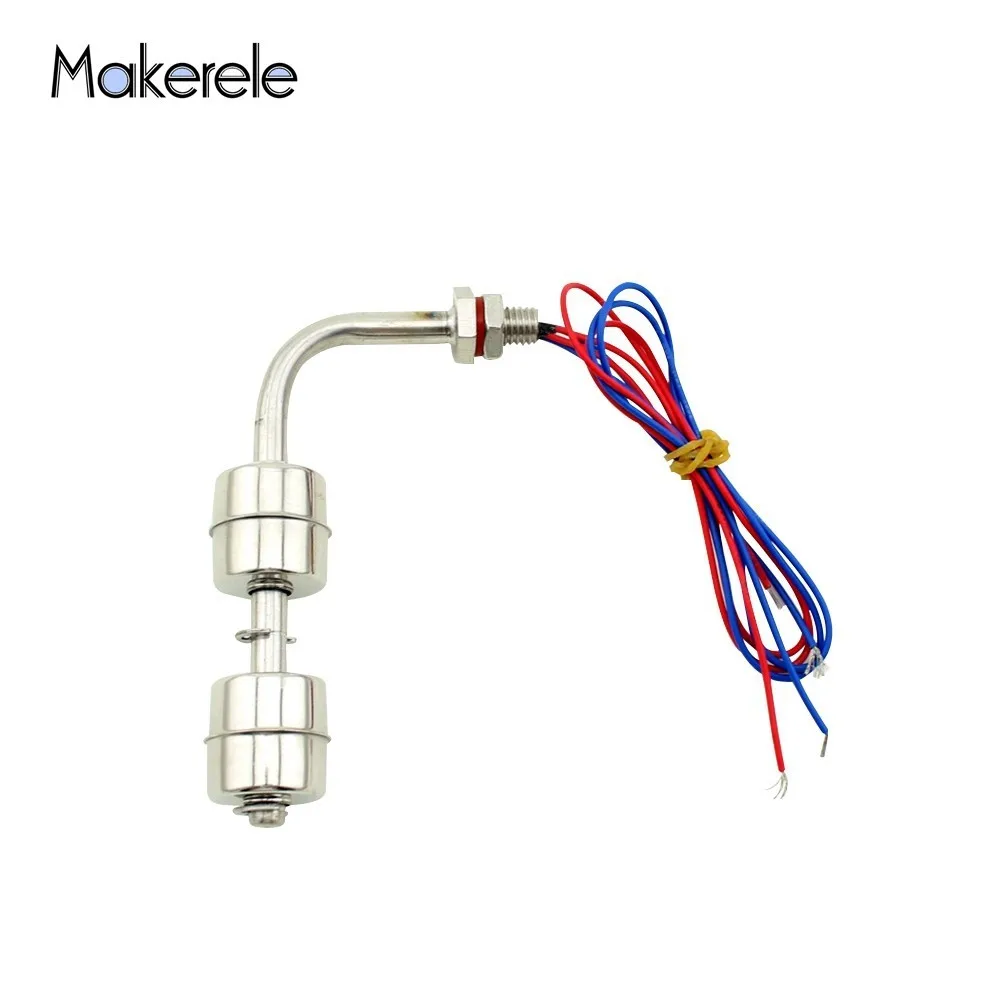 

Stainless Steel Dual Ball Float Switch 110/220v MK-SLFS11510-2 Tank Liquid Water Level Sensor Horizontal Float Switch