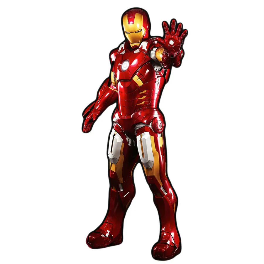 

KILLERBODY avengers Iron Man 2 Armor MK7 Wearable Item figma toy Figure Model Oversized Remote Mask Voice Control System for boy