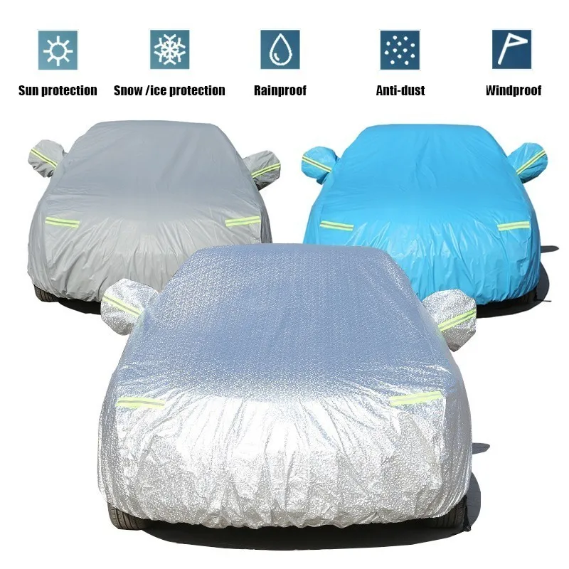 

Side Door Open Car Covers For Toyota Yaris Indoor Outdoor Waterproof Full Car Cover Sun UV Snow Dust Rain Resistant Protection