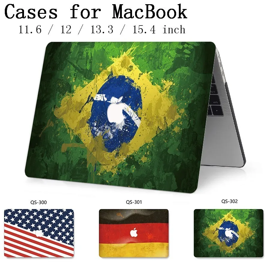 

For MacBook Air Pro Retina 11 12 13 15.4 Laptop Bag Case For Hot Macbook 13.3 15.6 Inch With Screen Protector Keyboard Cove Gift