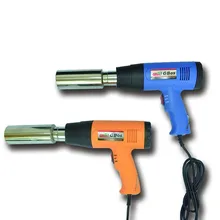 110/220v Manual Heat Shrink Cap Gun Hot Air Gun With Sleeve Wine Household Wine Sealing Machine Accessories 20pcs Red Wine Cap hzpk manual type sealing and shrink wrapping machine with shrinking gun shrink machine heat handle shrink ska 600 450 300