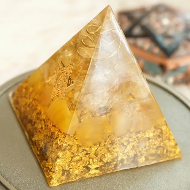 Citrine Pyramide Porte-Bonheur