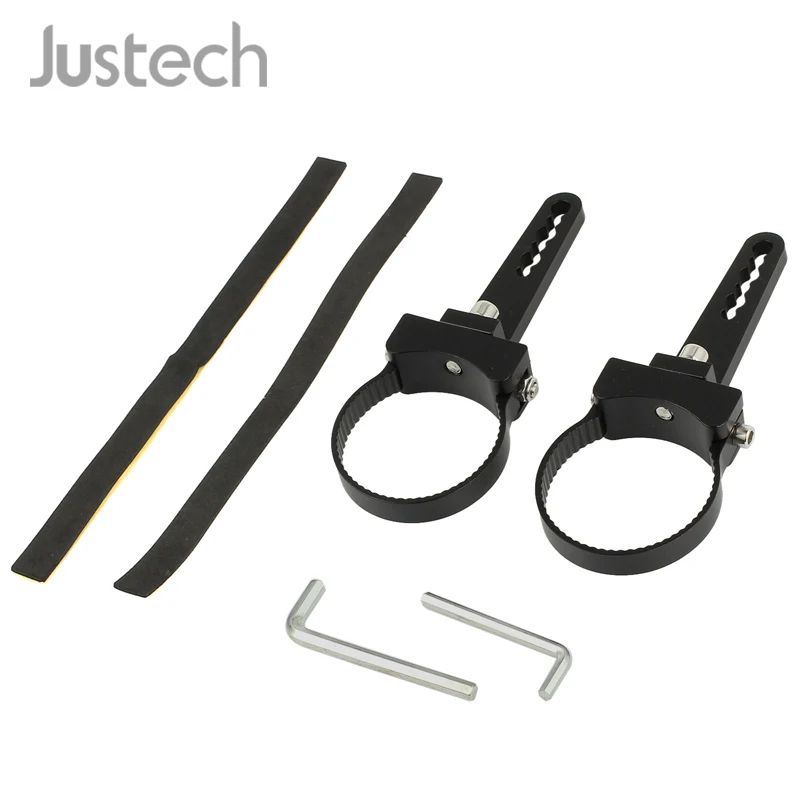 

Justech Pair 2.5" 64mm Bullbar Mounting Bracket Clamp For Led Light Bar Mount Hid ATV Truck With M5 M6 Allen Key Wrench