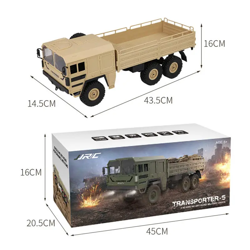 

Jjrc Q64 1:16 2.4G 6Wd High Speed Off-Road Rc Truck Crawler RTY Toy Car For Children