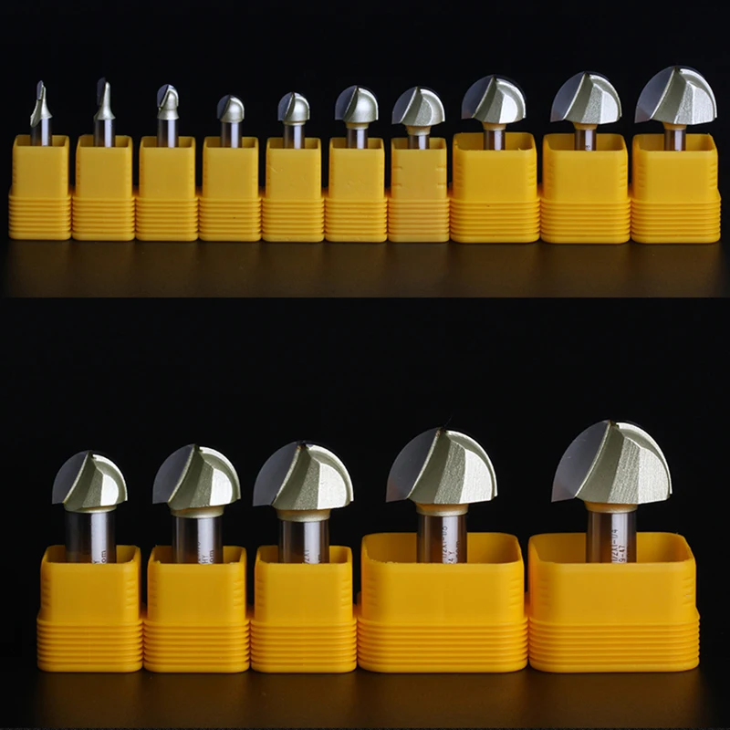 Boboaldo 1 шт. 1/4 1/2 хвостовик круглый нос бухта Core Box Cutter Tools нижний декоративный
