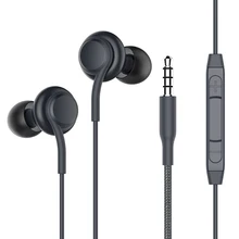 3.5mm Jack In-Ear Earphones Super Clear Ear Buds Low Bass Earphone Noise Isolating Earbud Headset With Mic For Android System venture electronics earphones ve monk plus earbud super bass in ear earphone sport earphone for iphone 6s auriculare headset