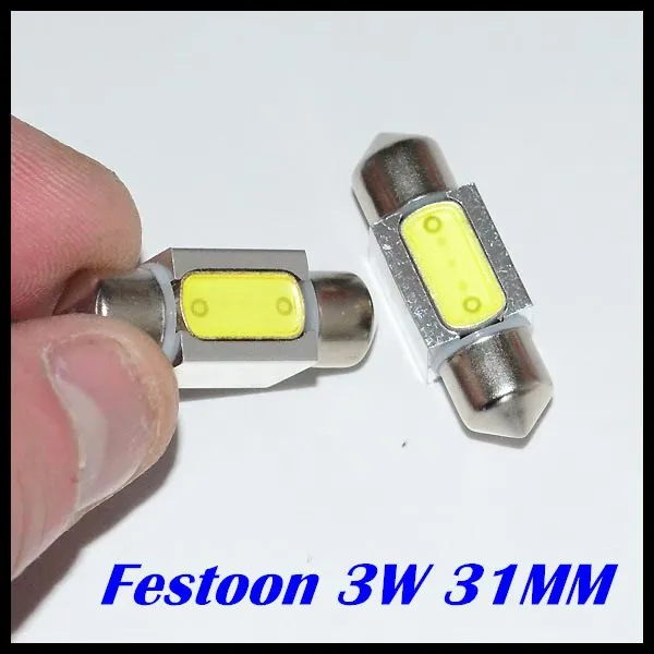 10X3 W гирлянда светодиодный 31 мм авто LED гирлянда для автомобиля с номерным знаком светильник Алюминий укрыты внутренной сводной крыше читающие автомобильный светильник