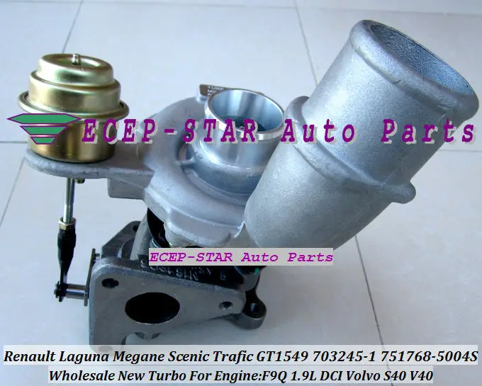 GT1549S 751768 751768-5004 S 7701478022 Turbo для Renault Laguna Megane Scenic трафика для Volvo S40 V40 F9Q F9Q740 1.9L DCI 105HP