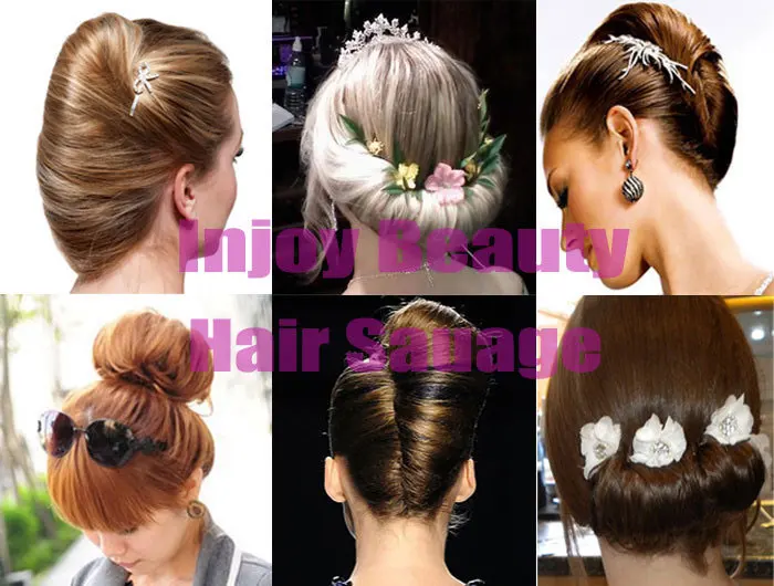120 Pcs Lot Ems Free 2014 New Fashion Hair Styling Donut Hair Bun