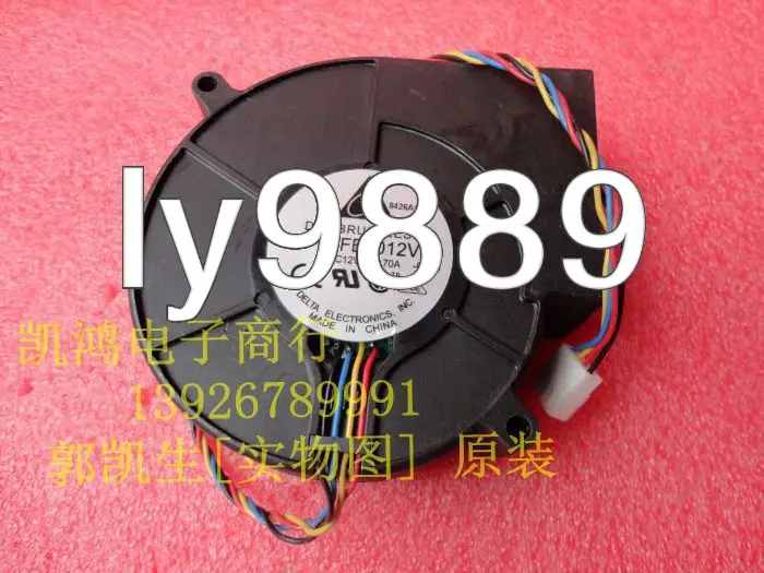 Для Delta BFB1012VH-8N70 12 V 2.70A 9733 9,7 см насилия Турбовентилятор+ вентилятор охлаждения
