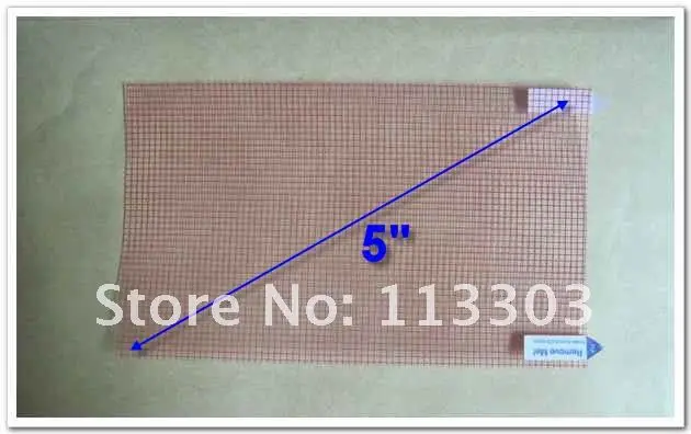 50 шт. 5 дюймов ясно Экран протектор сетка защитная Плёнки универсальный для GPS MP4 MP5 MP3 Камера Планшеты Размеры 115*65 мм