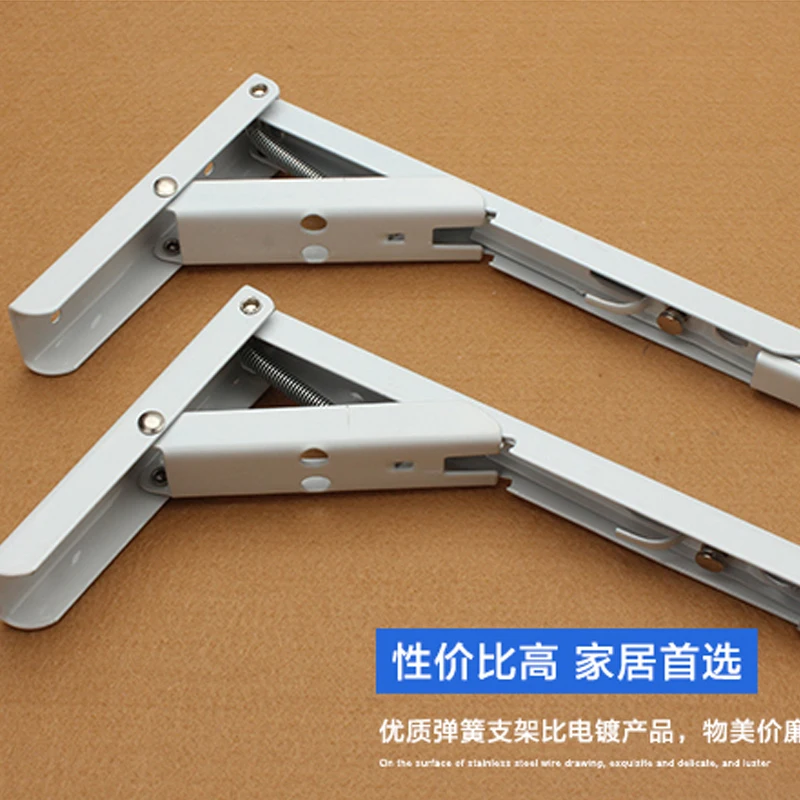1 Pair 35*13cm cold rolled steel triangle bracket