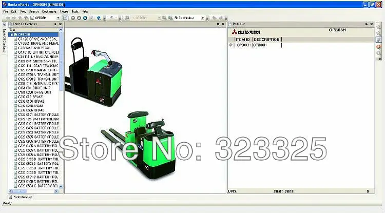 Mitsubishi Forklift Eparts Spare Parts Catalog 2017 In