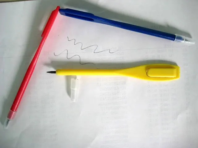 Plastic golf pencil