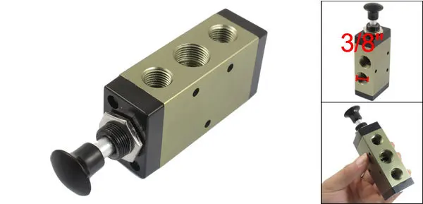 1 шт. 3/8 ''ручной роторный пневматический ручной клапан 4R310-10 5/2 способ