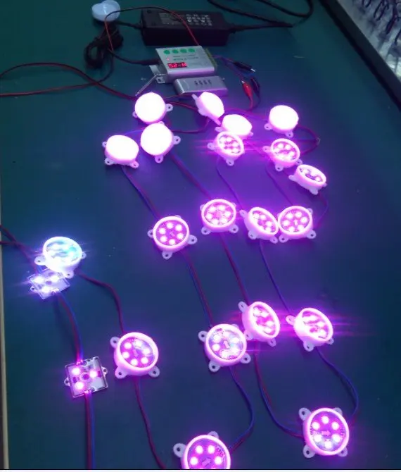 DC12V WS2811 модуль пикселей, с 6 шт. 5050 RGB SMD LED, 45 мм диаметр, 20 штук строка