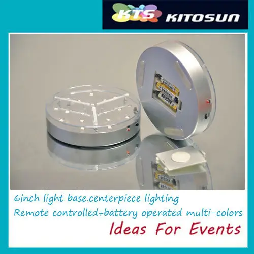 3AA battery operated 6inch light base