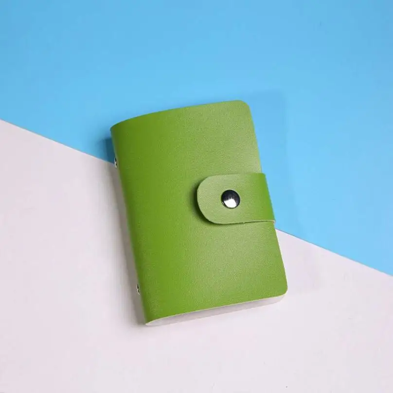 

2018 Mini Wallet Men Women Leather Credit Card Holder Case Card Holder Wallet Business Card Wallets Bag Case 12 Colors Available