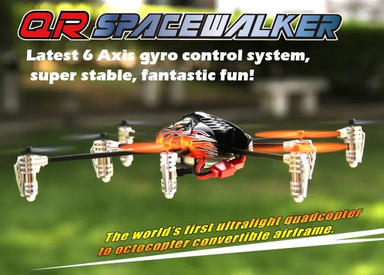 WALKERA QR Spacewalker 8 роторов НЛО с DEVO 7 передатчиком RTF-2,4 ГГц