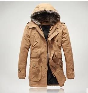 Длинные зимние куртки, Мужская стеганая куртка, теплое пальто, шерстяная с капюшоном, Тонкая зимняя куртка для мужчин, пальто, мужской зимний Тренч, длинная верхняя одежда