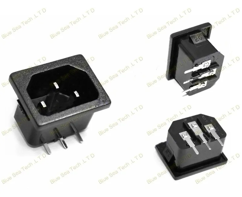 10 шт. 3Pin 10A/250 В AC Розетка, встроенный разъем/вилка, CE сертификация