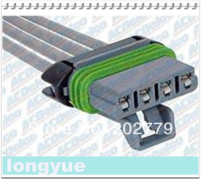 Longyue 10 шт. Универсальный 4PIN разъем с проводами Жгуты проводки Косичка серый 15 см проволоки