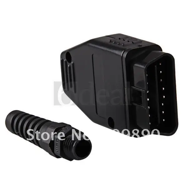 OBD2 OBDII OBD II 16 контактный разъем адаптер