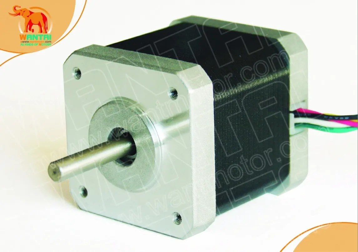 4-Leads Nema 17 Stepper Motor 4000g.cm,1.7A CNC Cutting and Mill of wantai