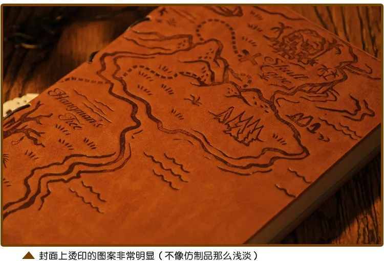Винтажный кожаный блокнот, Ретро корейский канцелярский пиратский блокнот, подарок 1 шт, 29