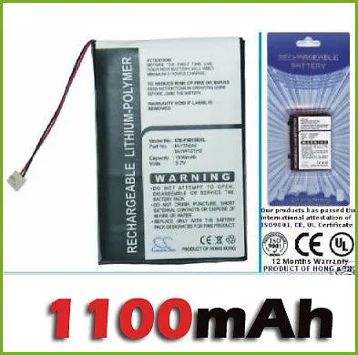 Аккумулятор Cameron Sino PDA/Pocket PC для PDA ладони вольфрама T1, T2, T3(1100 mAh