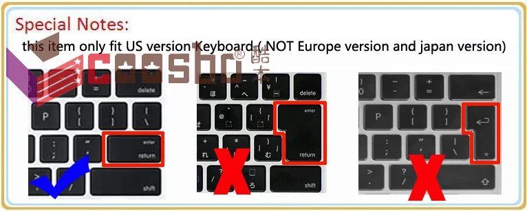 Coosbo-Тайвань цанцзе красочные силиконовый защиты кожи Стикеры для 1" Mac MacBook