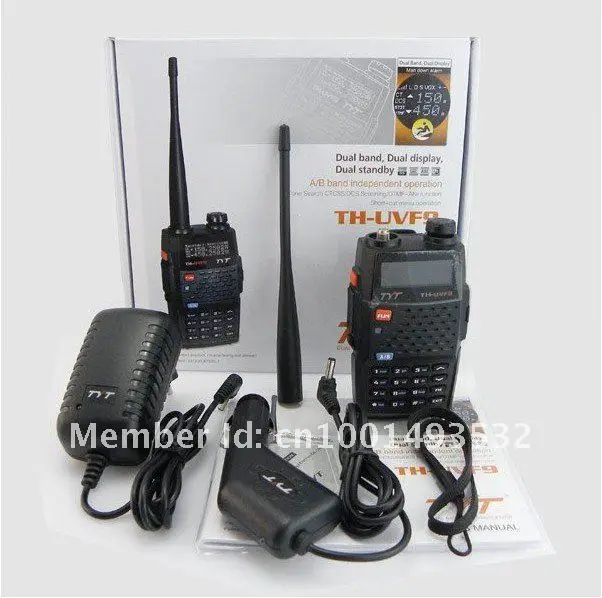 Новое поступление TYT TH-UVF9 двухдиапазонный VHF/UHF 136-174 МГц и 400-470 МГц 5 Вт портативный двухсторонний радиоприемник